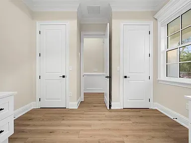 LVP bedroom tray ceiling Holiday FL