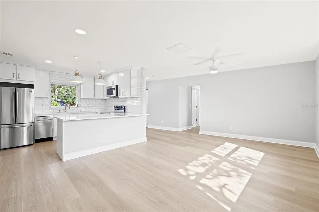 LVP open plan kitchen living room Holiday FL