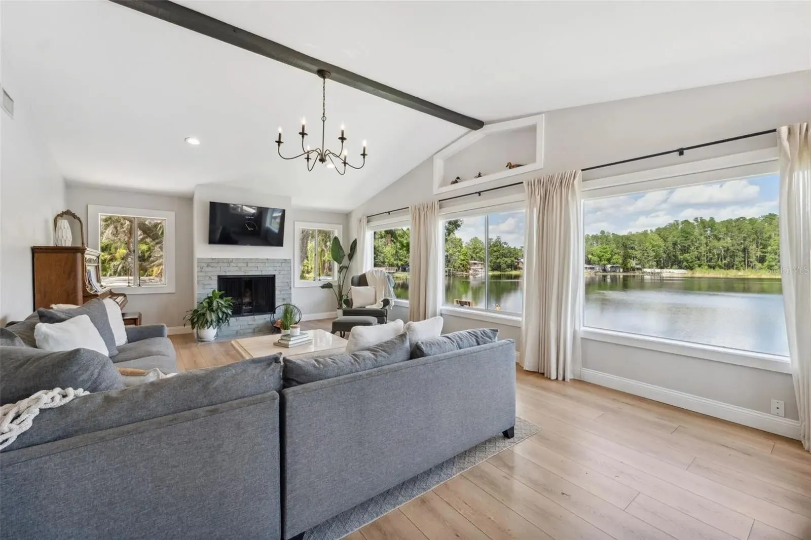 LVP living room renovation Holiday FL